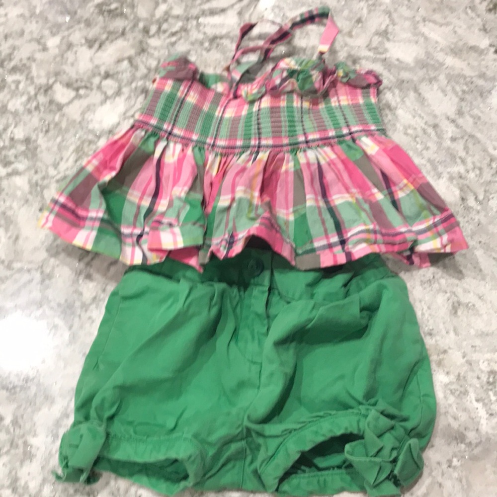 Janie and Jack short and tank set